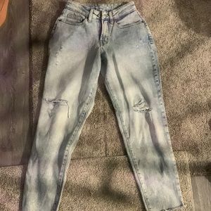 Light blue - curvy O.G. straight jeans - size 0 - old navy